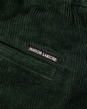 Charger l&#39;image dans la galerie, Maison Labiche Pantalon Arcade Velours Velvet Army Green