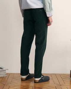 Maison Labiche Pantalon Arcade Velours Velvet Army Green