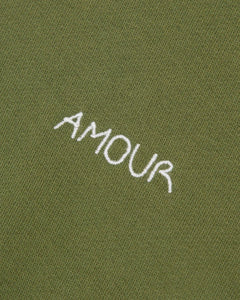 Maison Labiche Hoodie Réamur Amour Pesto Green