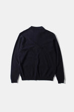 Charger l&#39;image dans la galerie, Edmmond Studios Pull Polo Wool en Laine Navy