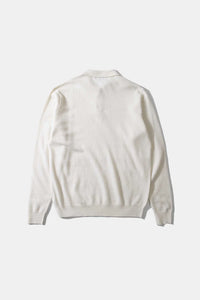 Edmmond Studios Pull Polo Wool en Laine Off White