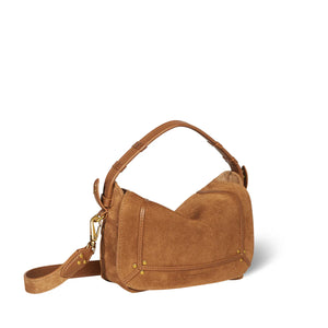 Jerome Dreyfuss Sac Pepito S Croûte Velours Tabac