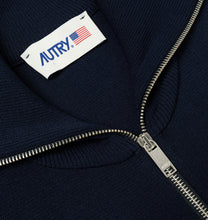 Charger l&#39;image dans la galerie, AUTRY Veste Femme Logo en Viscose Bleu