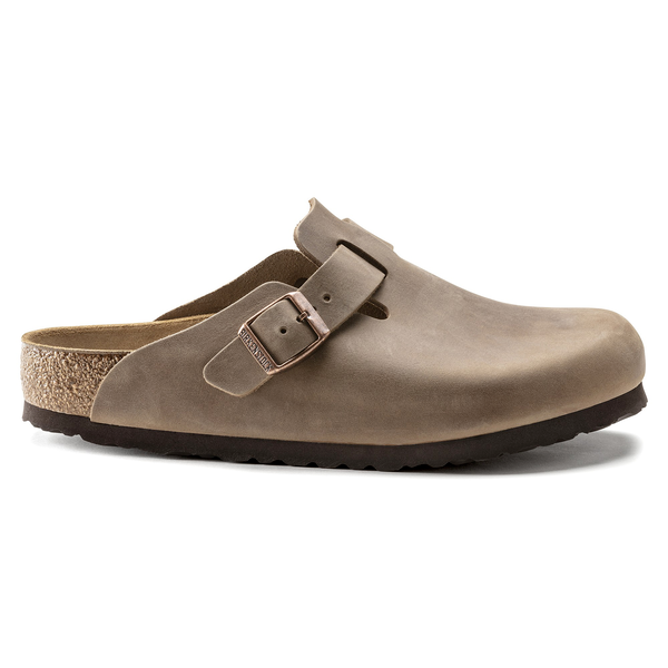 Birkenstock Sandales Boston Etroite Huile Tobacco Brown