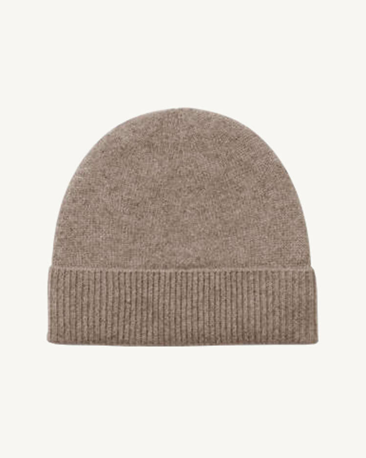 Eric Bompard Bonnet Classique en Cachemire Millet