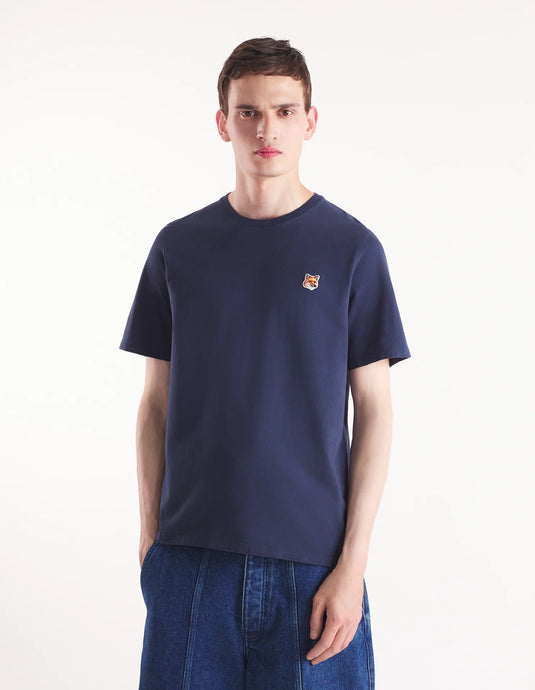 Maison Kitsuné T-shirt Fox head Patch Ink Blue