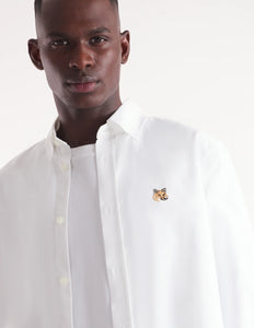 Maison Kitsuné Chemise Oxford Mini Fox Head White