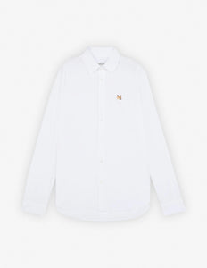 Maison Kitsuné Chemise Oxford Mini Fox Head White