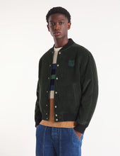 Charger l&#39;image dans la galerie, Maison Kitsuné Teddy Blouson en Velours Ranger Green