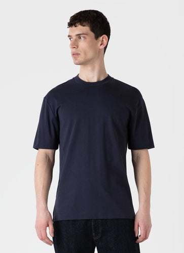 Sunspel T-Shirt en Coton Supima Navy