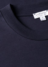 Charger l&#39;image dans la galerie, Sunspel T-Shirt en Coton Supima Navy