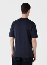 Charger l&#39;image dans la galerie, Sunspel T-Shirt en Coton Supima Navy