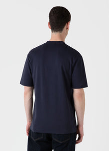 Sunspel T-Shirt en Coton Supima Navy