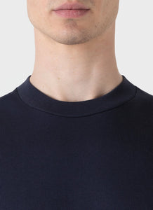 Sunspel T-Shirt en Coton Supima Navy