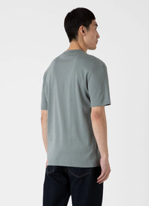 Sunspel T-Shirt en Coton Supima Smoke Green