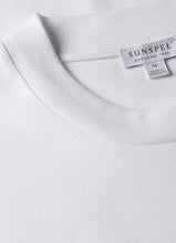 Charger l&#39;image dans la galerie, Sunspel T-Shirt en Coton Supima White