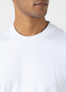 Sunspel T-Shirt en Coton Supima White