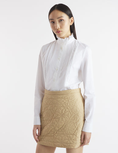 Maison Kitsuné Chemise Craft Embroidery White