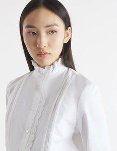 Maison Kitsuné Chemise Craft Embroidery White