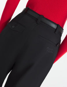 Maison Kitsuné Pantalon Double Plis Black