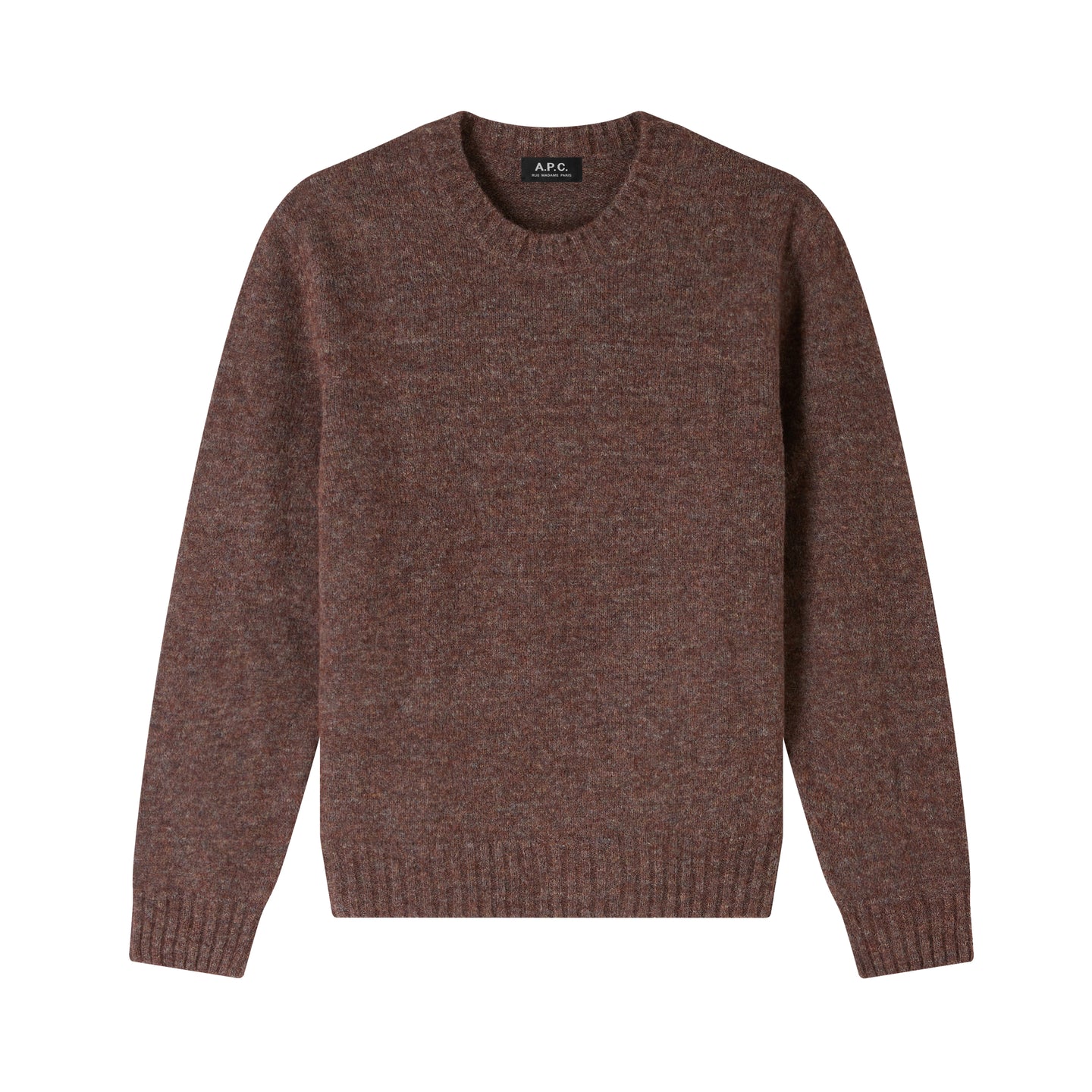 A.P.C. Pull Lucas en Laine Bordeaux