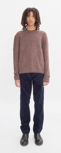 A.P.C. Pull Lucas en Laine Bordeaux