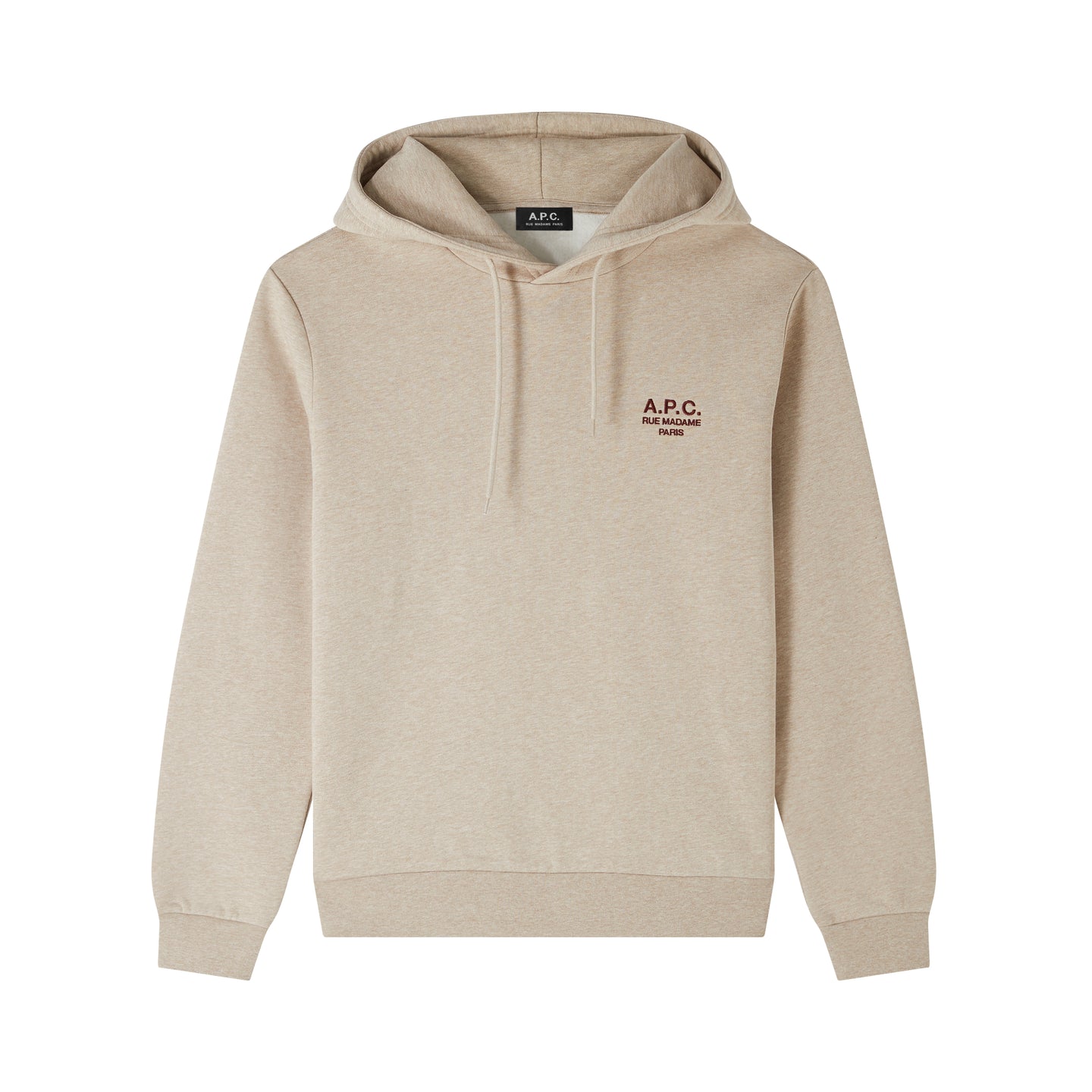 A.P.C. Hoodie Standard Rue Madame Beige