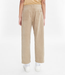 A.P.C. Pantalon Achille en Velours Beige