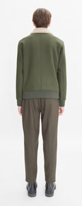 A.P.C. Blouson New Ben en Laine Kaki