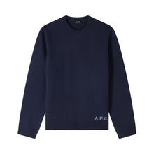 Charger l&#39;image dans la galerie, A.P.C. Pull Edward en Laine Dark Navy