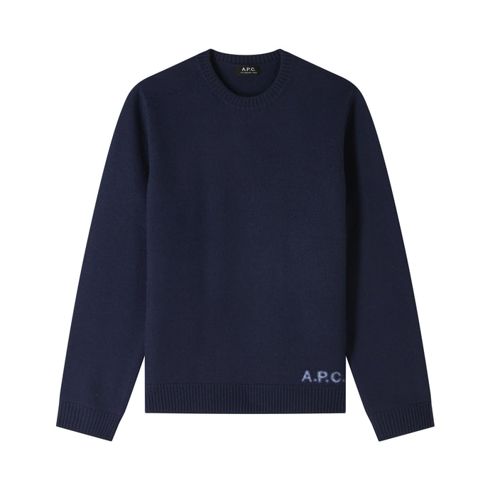 A.P.C. Pull Edward en Laine Dark Navy