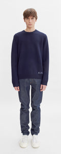 A.P.C. Pull Edward en Laine Dark Navy