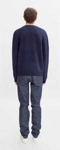 A.P.C. Pull Edward en Laine Dark Navy