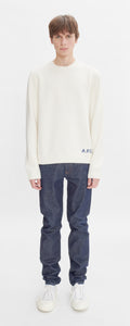 A.P.C. Pull Edward en Laine Ecru