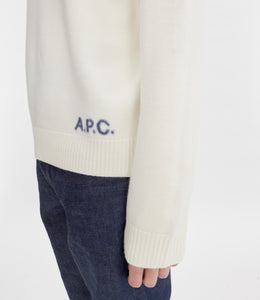 A.P.C. Pull Edward en Laine Ecru