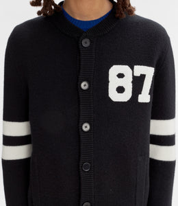 A.P.C. Cardigan Zuko en Laine Noir