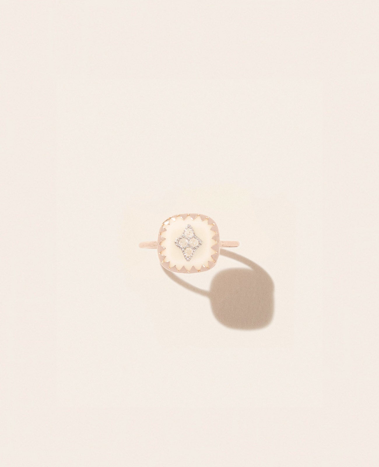 Pascale Monvoisin Bague Pierrot Blanc