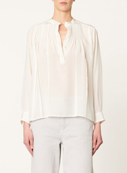 Vanessa bruno Blouse Natsumi en Soie Ecru