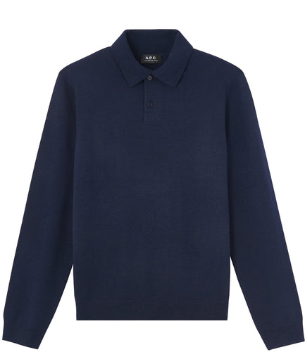 A.P.C. Polo en Laine Jerry Dark navy