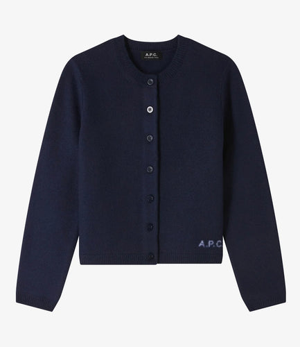 A.P.C. Cardigan Mila Dark Navy