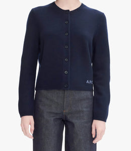 A.P.C. Cardigan Mila Dark Navy